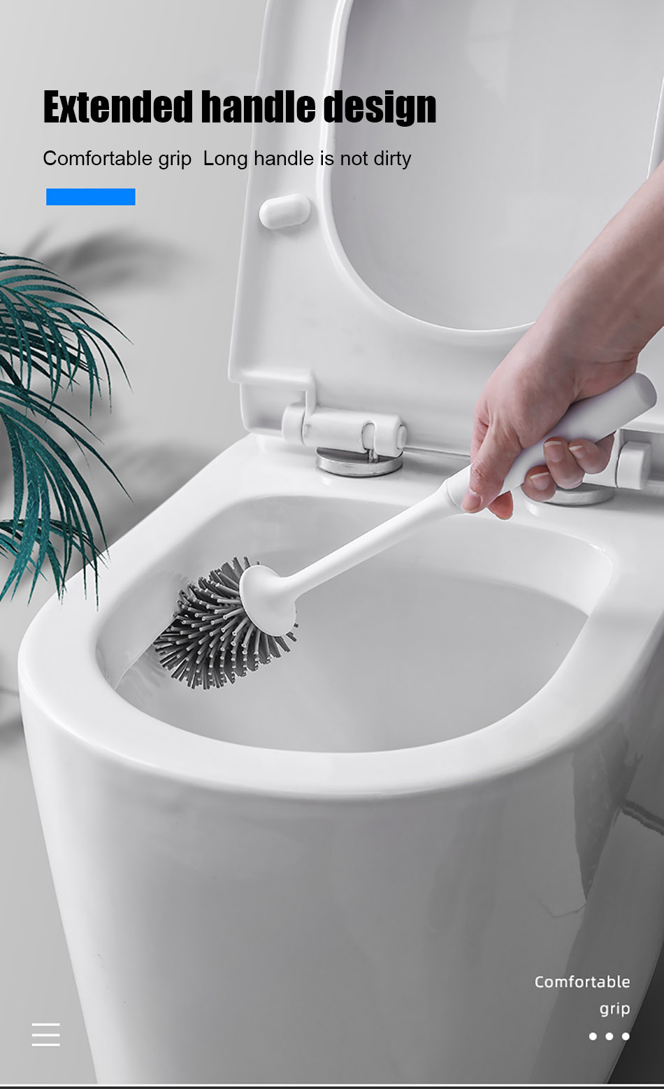 Multifunctional Toilet Brush Head